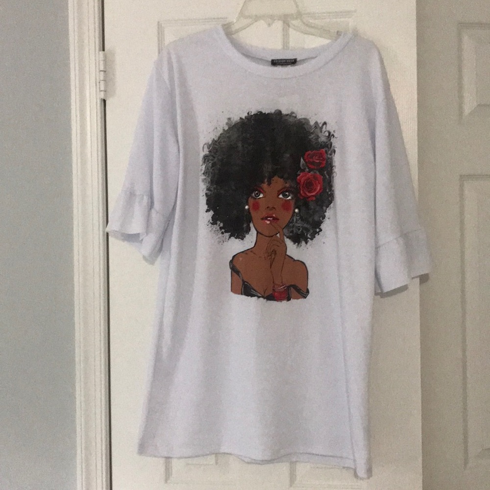 Fashion Nova Time to face it tee
